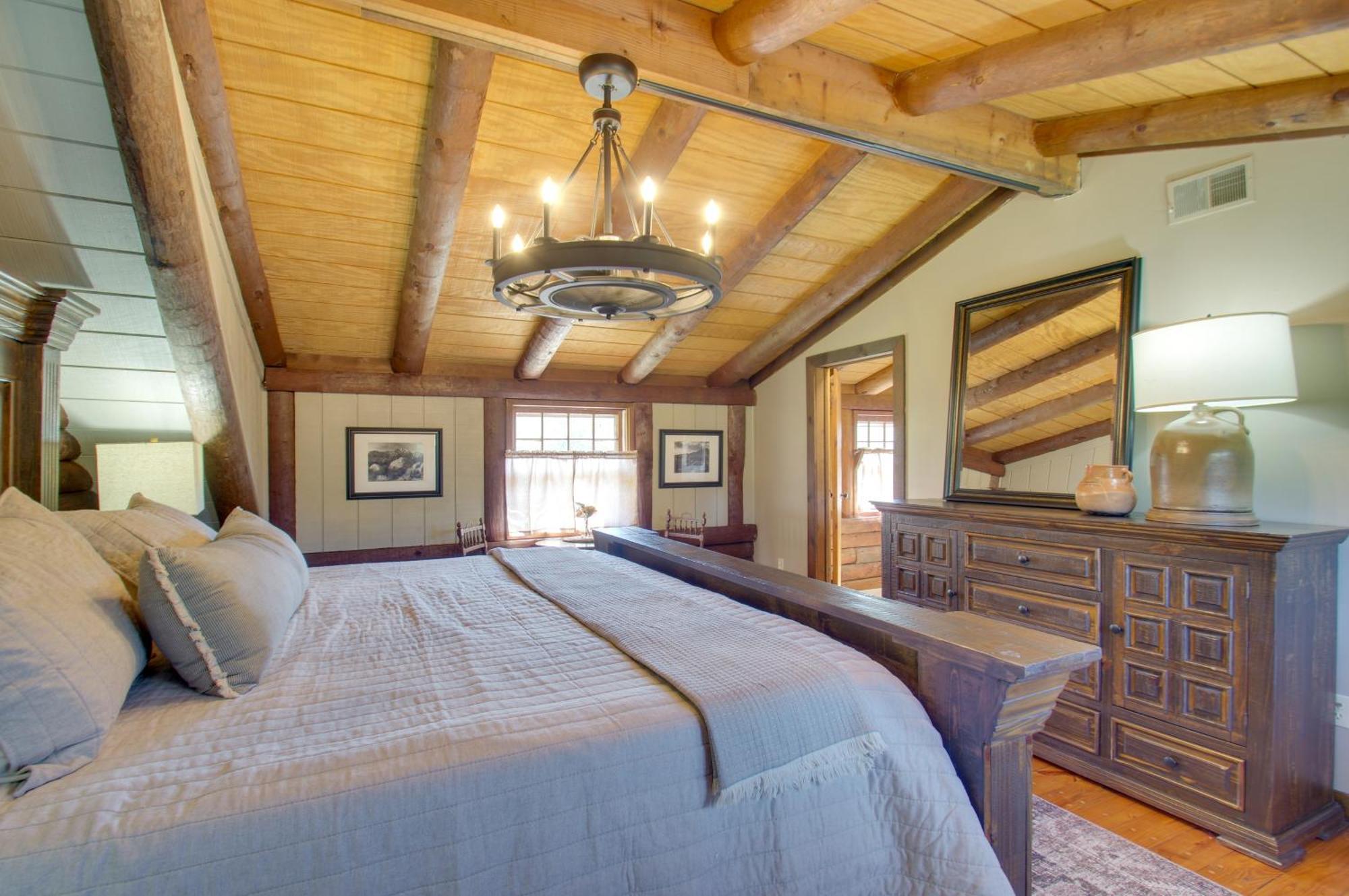 Cozy Log Cabin Getaway With Fire Pit And 3 Acres! Ruckersville Eksteriør bilde